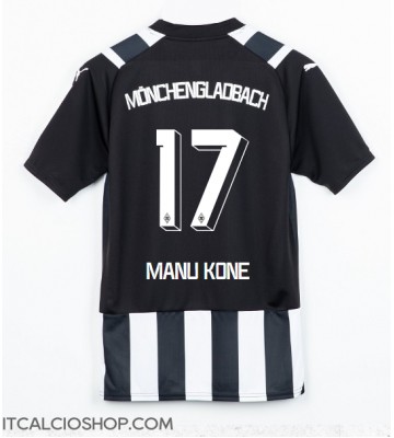 Borussia Monchengladbach Manu Kone #17 Terza Maglia 2023-24 Manica Corta